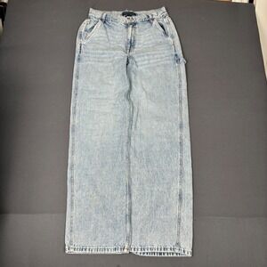 Aeropostale 90s Baggy Women's Light Wash Denim Jeans Size 6 Reg (28x30)